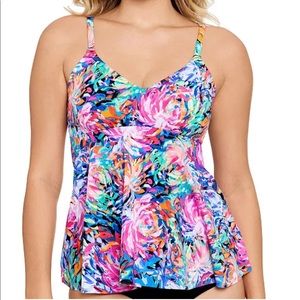 ❄️Swim Solutions Underwire Tankini Top❄️